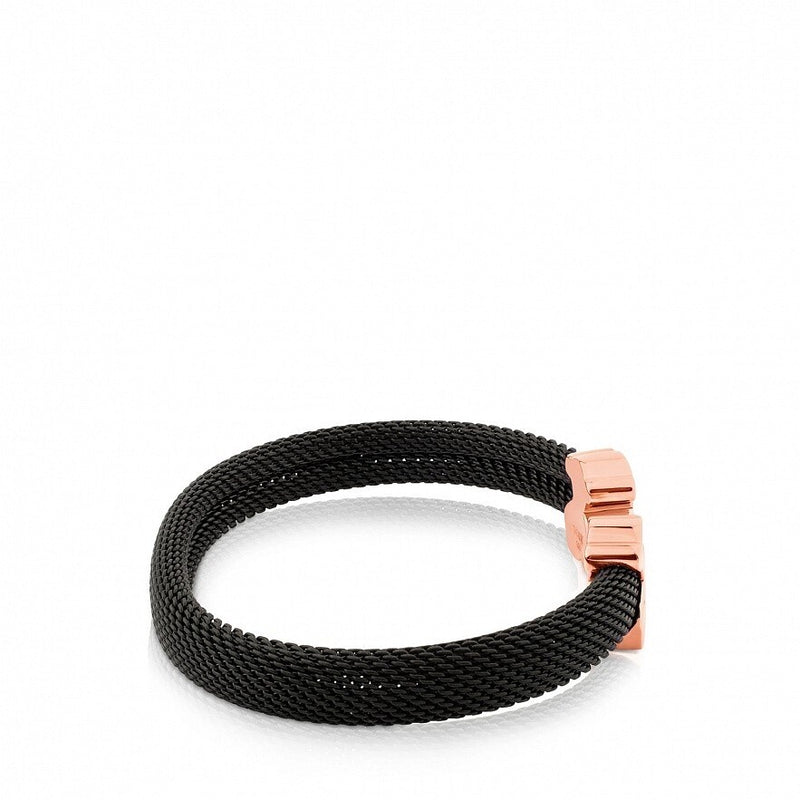 Pulseira Aberta Vermeil Rose Ursos