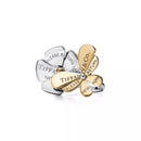 Anel Borboleta e Flor