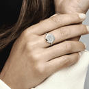 Anel De Prata Brilho - aphrodite