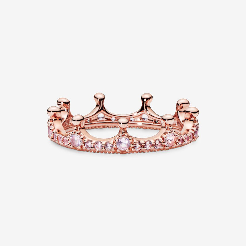 Anel Rose Coroa Da Princesa - Wayne  Joias