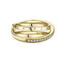 Anel Triplo Em Pavé Signature - aphrodite