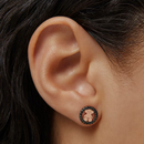 Brincos Camille em Vermeil com Espinélios