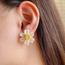 Brincos Rose de Noël