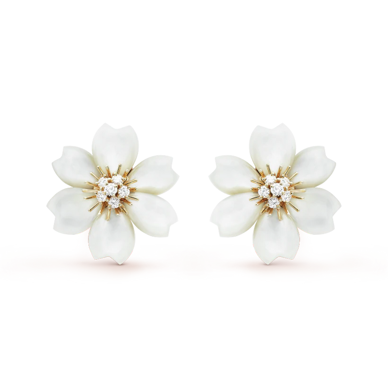 Brincos Rose de Noël
