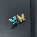 Brincos Two Butterfly Shine