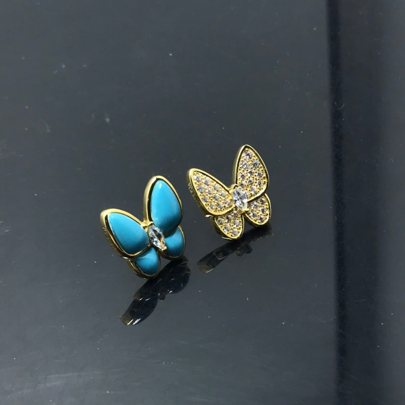 Brincos Two Butterfly Shine