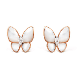 Brincos Two Butterfly