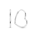 Brinco Argolas de Coração Assimétrico - aphrodite