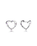 Brinco Coração Reluzente - aphrodite