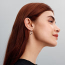 Brincos de Argola com Silhueta do Mickey