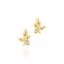 Brincos de Folhas de Oliva