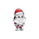 Charm Papai Noel Esmaltado