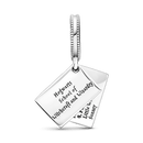 Charm Pendente Carta De Hogwarts - Harry Potter -