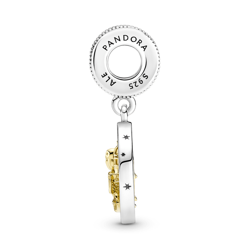 Charm Pendente Giratório Coruja Edwiges e Plataforma- Harry Potter