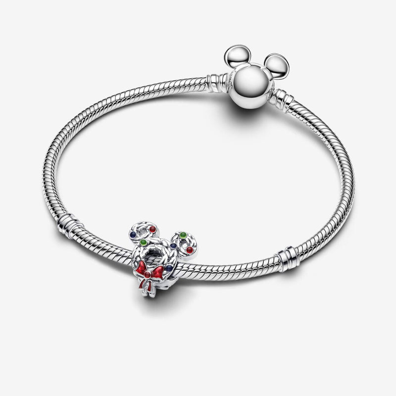 Charm de Guirlanda de Natal Mickey