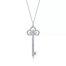 Colar Chave Fleur de Lis Radiante