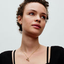 Colar Coração em Forma Orgânica