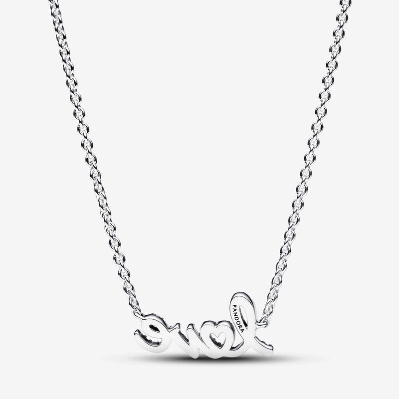 Colar Espumante Escrito à Mão Love Collier