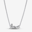 Colar Espumante Escrito à Mão Love Collier