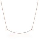 Colar Smile T com Brilhantes - Grande