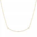 Colar Smile T com Brilhantes - Grande