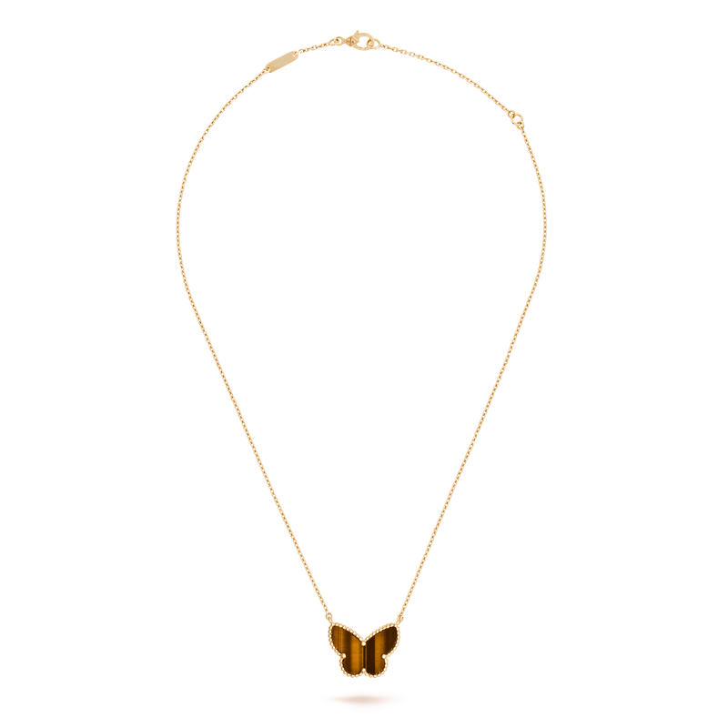 Colar Vintage Lucky Butterfly Brown