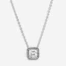 Colar Halo Quadrado Brilhante - 