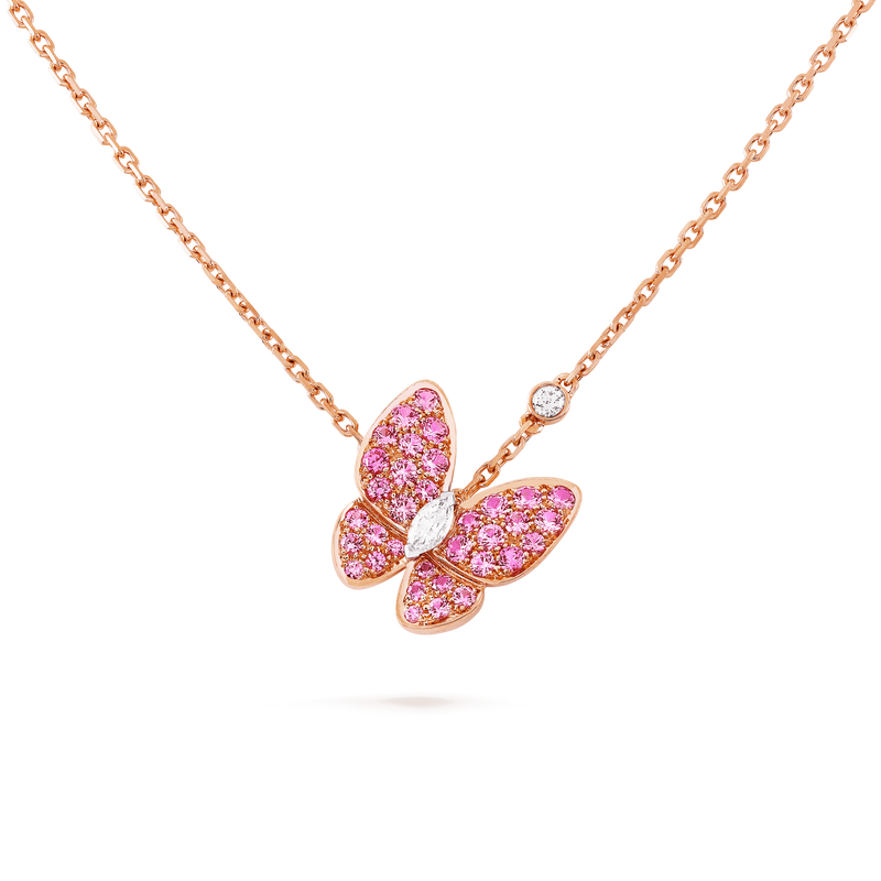 Colar Two Butterfly Colors