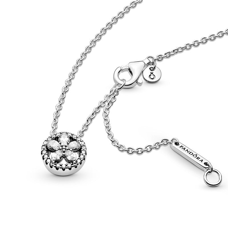 Colar de Flores Cintilantes