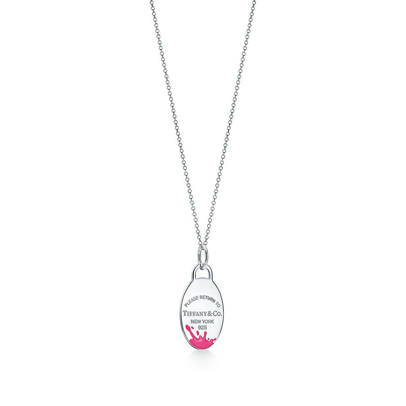 Colar com Berloque Oval Splash