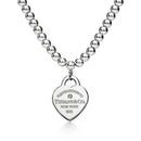 Colar de Contas com Coração