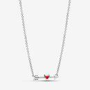 Colar de Coração e Flecha