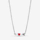 Colar de Coração e Flecha