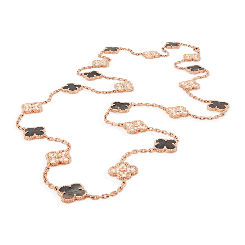 Colar longo Vintage 20 Trevos Shine