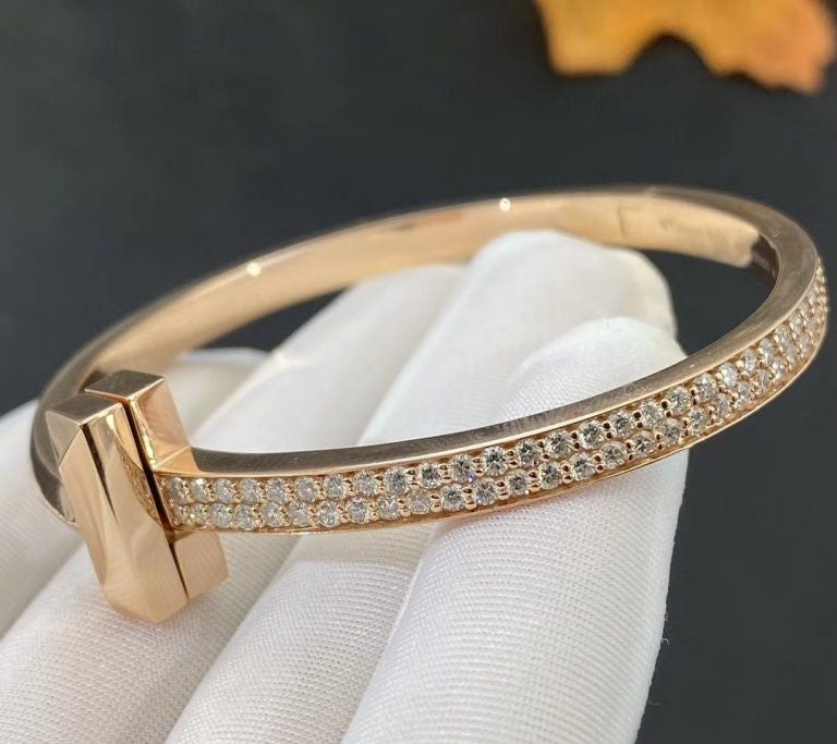 Pulseira Articulada com Brilhantes T1 - Larga