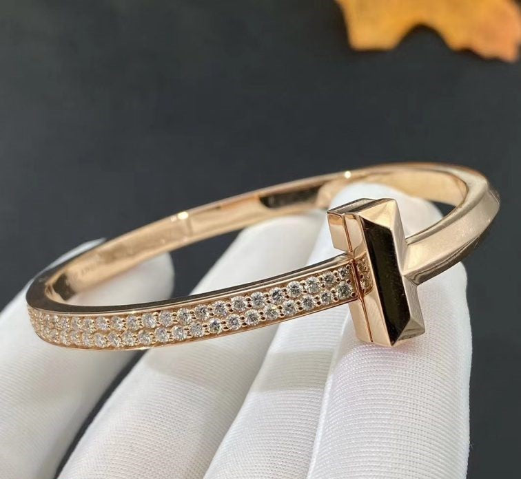 Pulseira Articulada com Brilhantes T1 - Larga