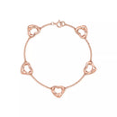 Pulseira Cinco Corações