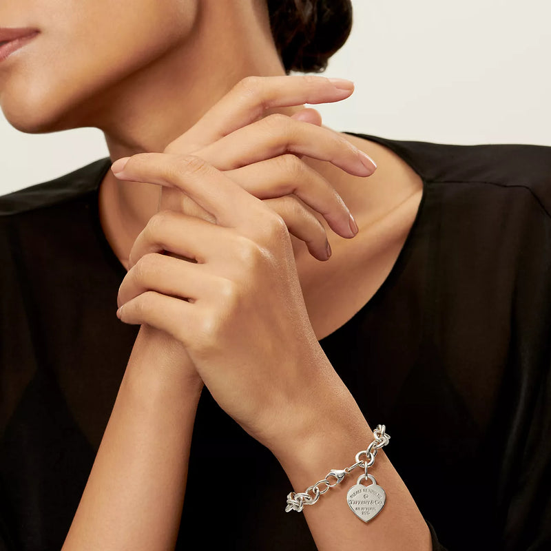 Pulseira Coração com Brilhantes
