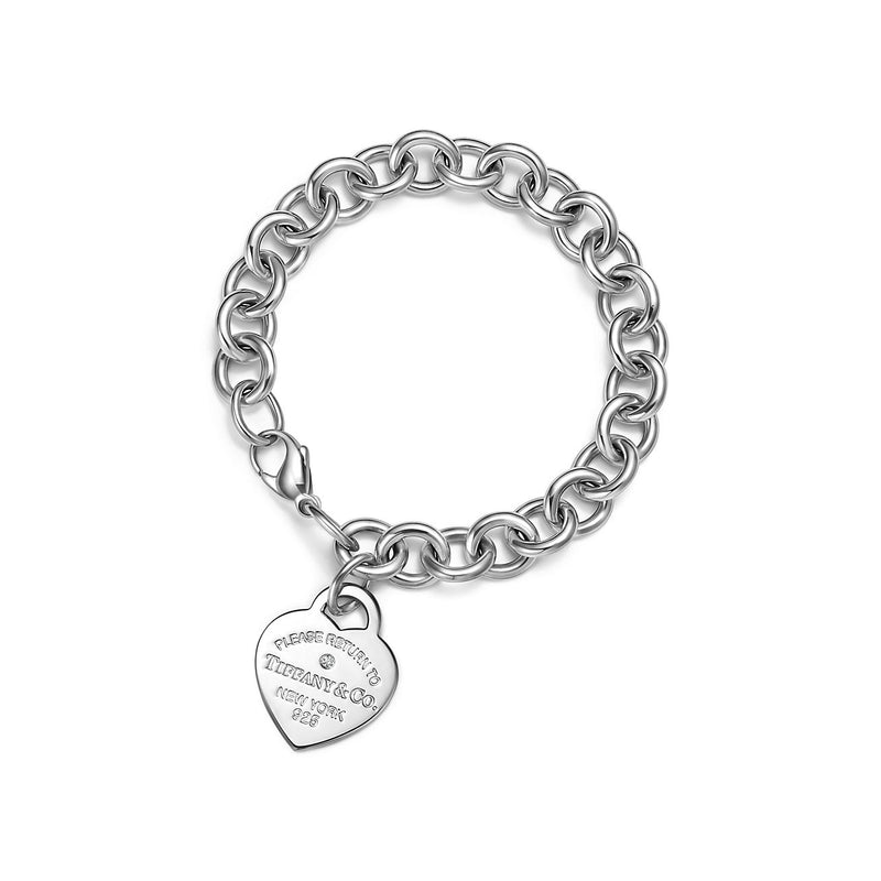 Pulseira Coração com Brilhantes
