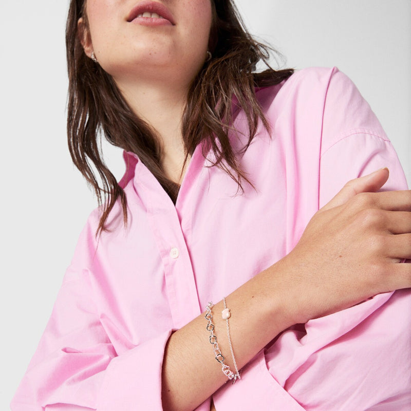 Pulseira Urso Rosa