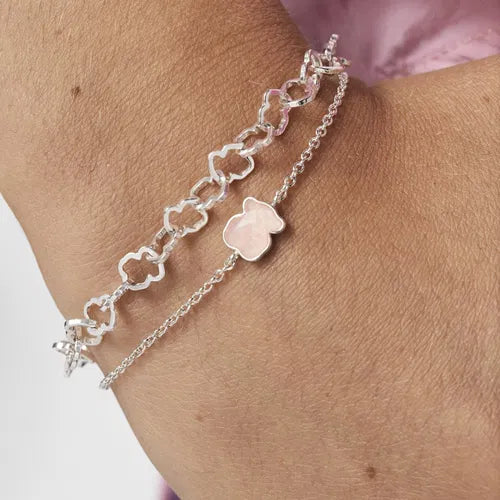 Pulseira Urso Rosa