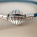 Pulseira Couro Concha do Mar - aphrodite