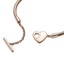 Pulseira Fecho Coração em T 2