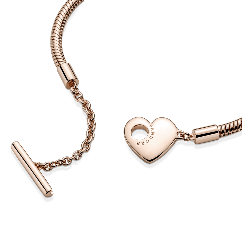 Pulseira Fecho Coração em T 2