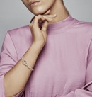 Pulseira Fecho Infinito Assimetrico