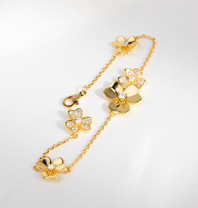 Pulseira Frivole 5 Flores