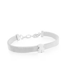 Pulseira Mesh com Pingente Urso