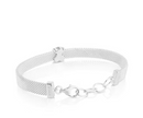 Pulseira Mesh com Pingente Urso
