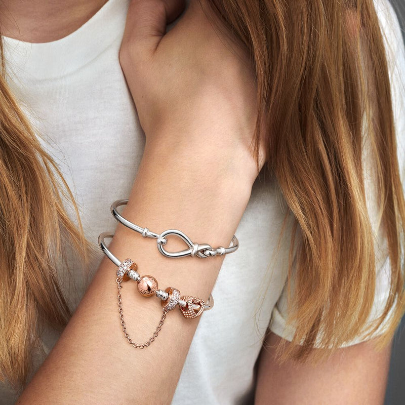 Pulseira Rígido Fecho Infinito Assimétrico - aphrodite