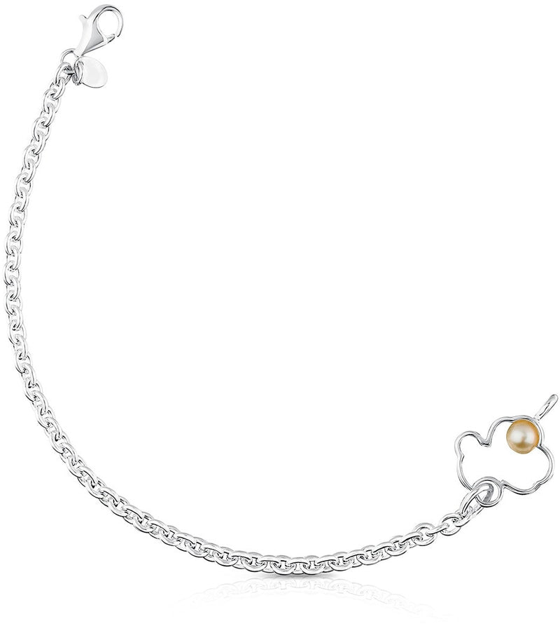 Pulseira Silhueta com Perola